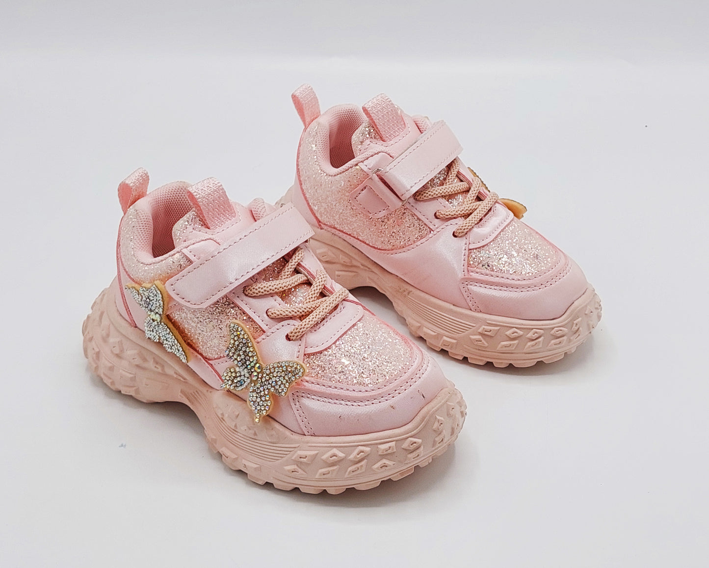Girl's Beautiful Designs Fancy Look Sneakers for Kids - Y732