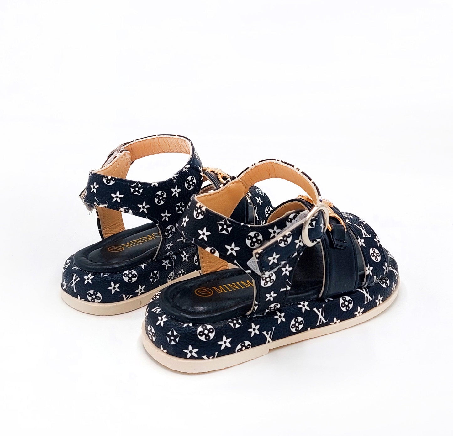 Beautiful Printed Design Soft Sole Fancy Sandals for Kids - YK21