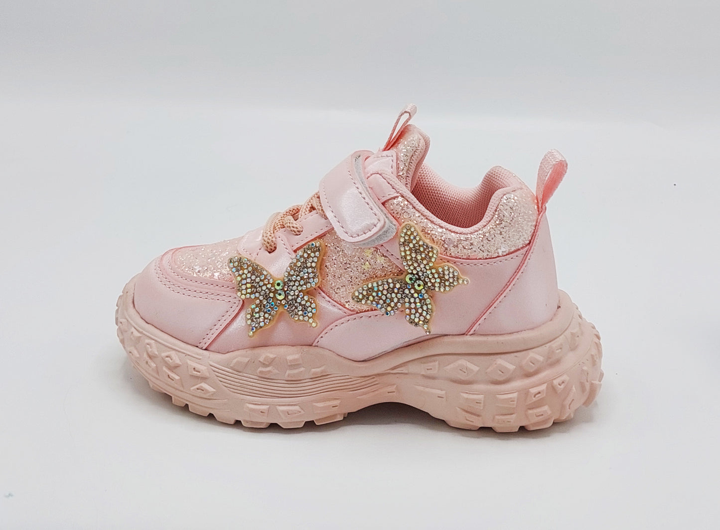 Girl's Beautiful Designs Fancy Look Sneakers for Kids - Y732