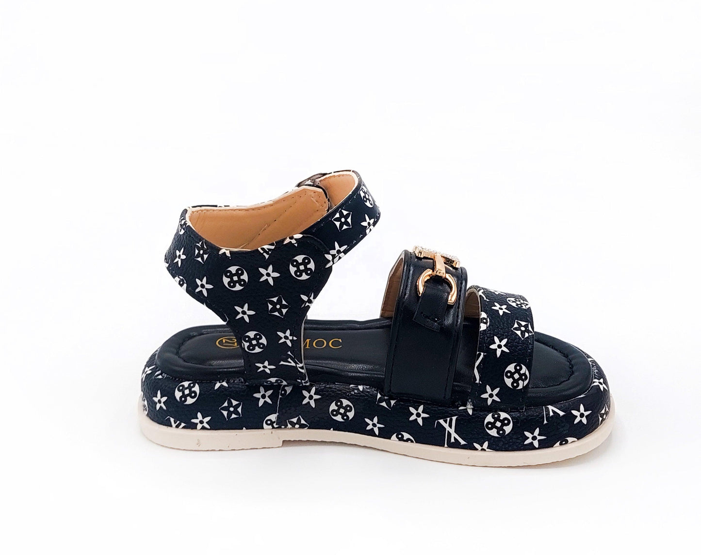 Beautiful Printed Design Soft Sole Fancy Sandals for Kids - YK21