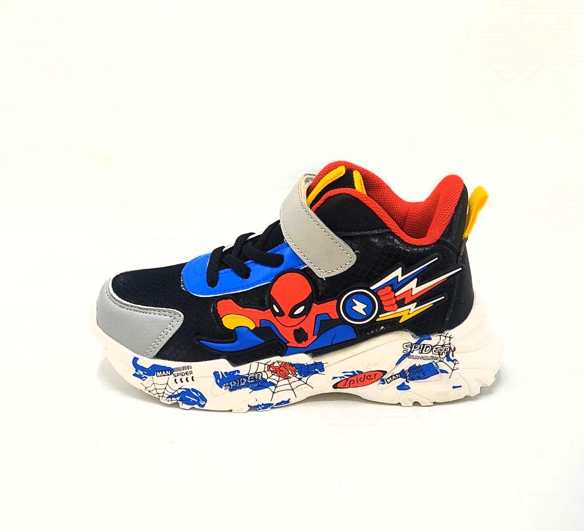 Light Weight Imported Quality Spiderman Theme Sneakers for Kids - 2838-1
