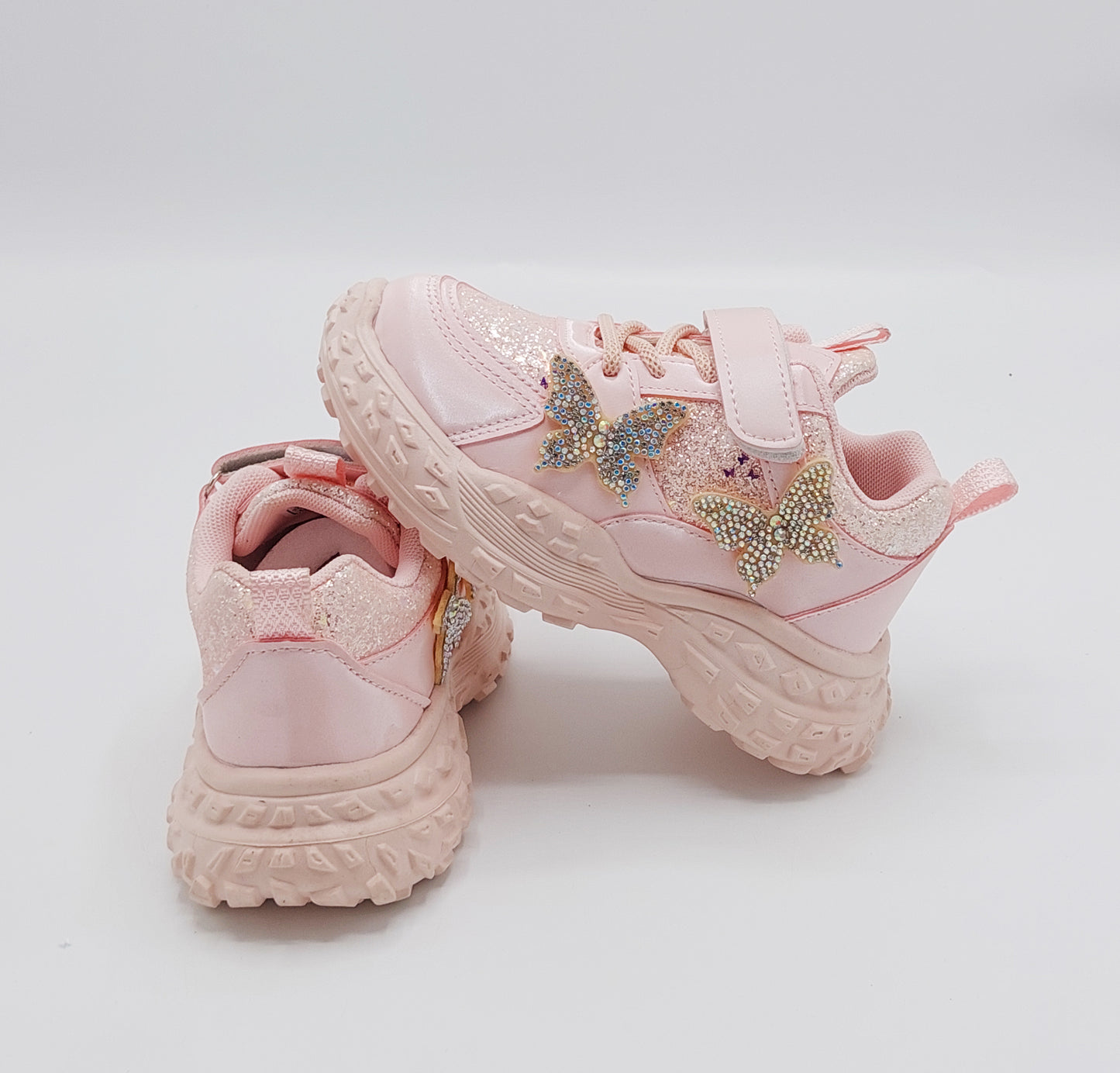 Girl's Beautiful Designs Fancy Look Sneakers for Kids - Y732