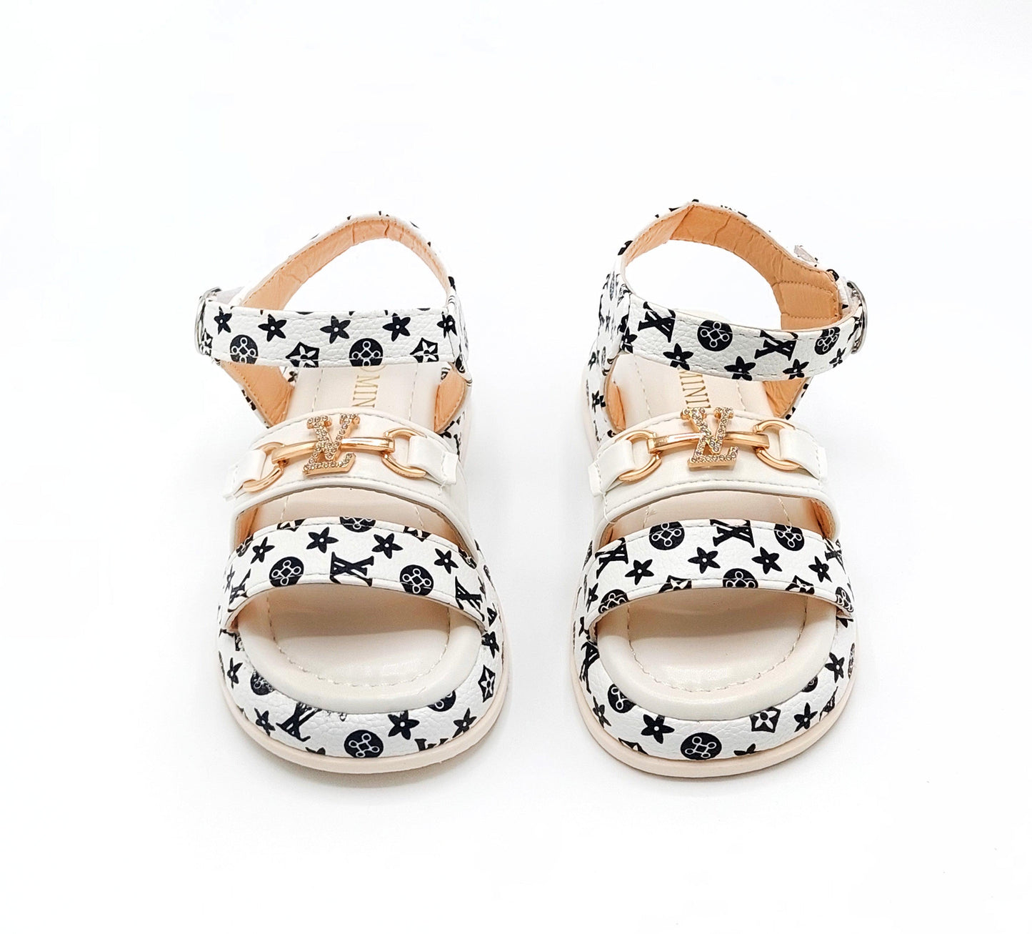 Beautiful Printed Design Soft Sole Fancy Sandals for Kids - YK21