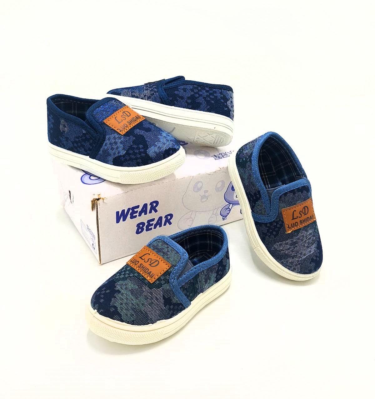 Soft Sole Denim Canvas Shoes for Kids - C61