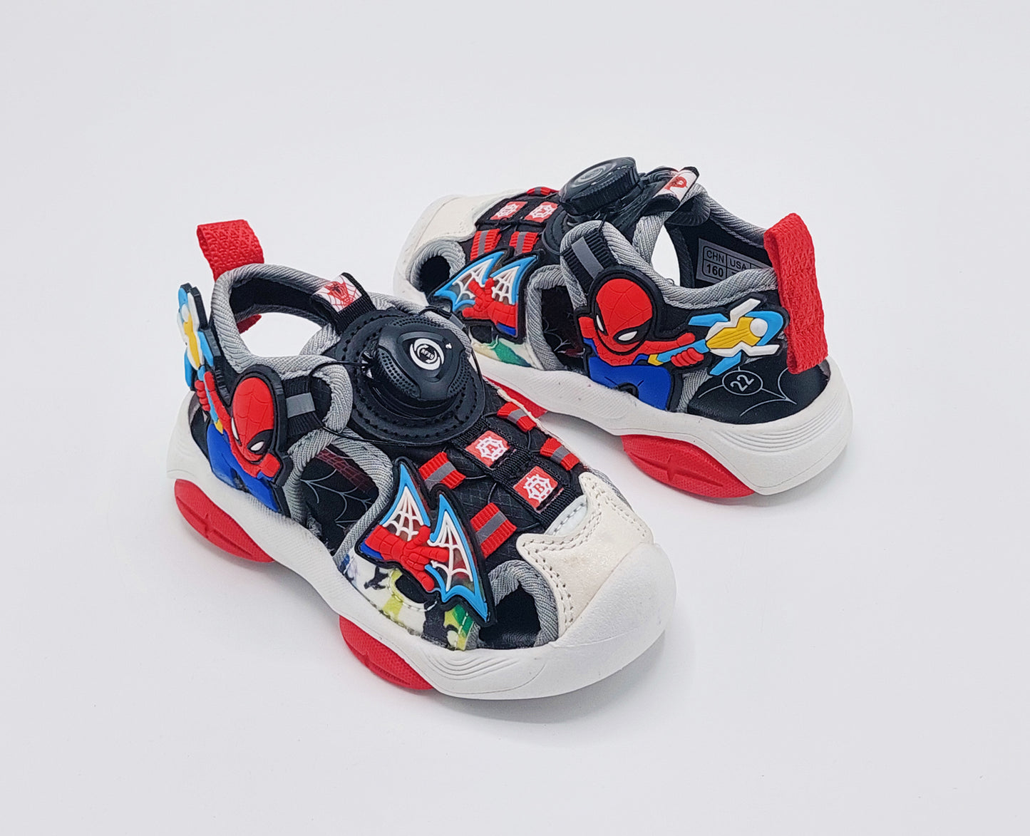Autolace Spiderman Theme Sandals for Kids - Y112