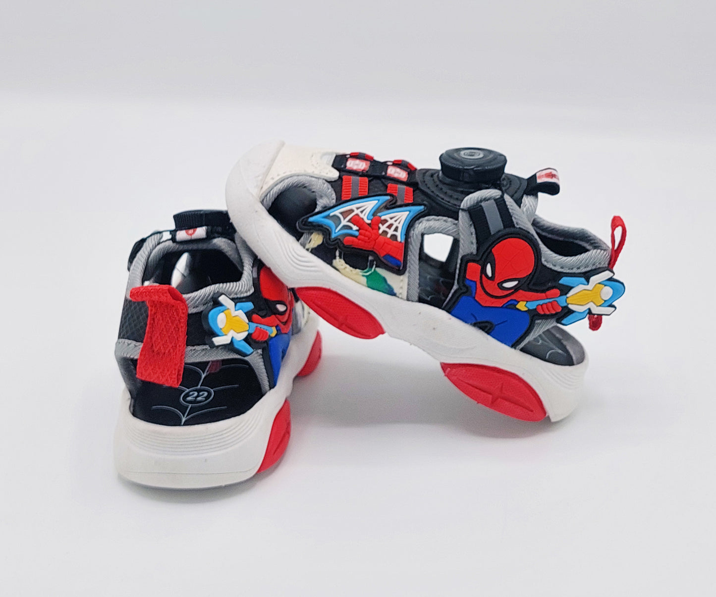 Autolace Spiderman Theme Sandals for Kids - Y112
