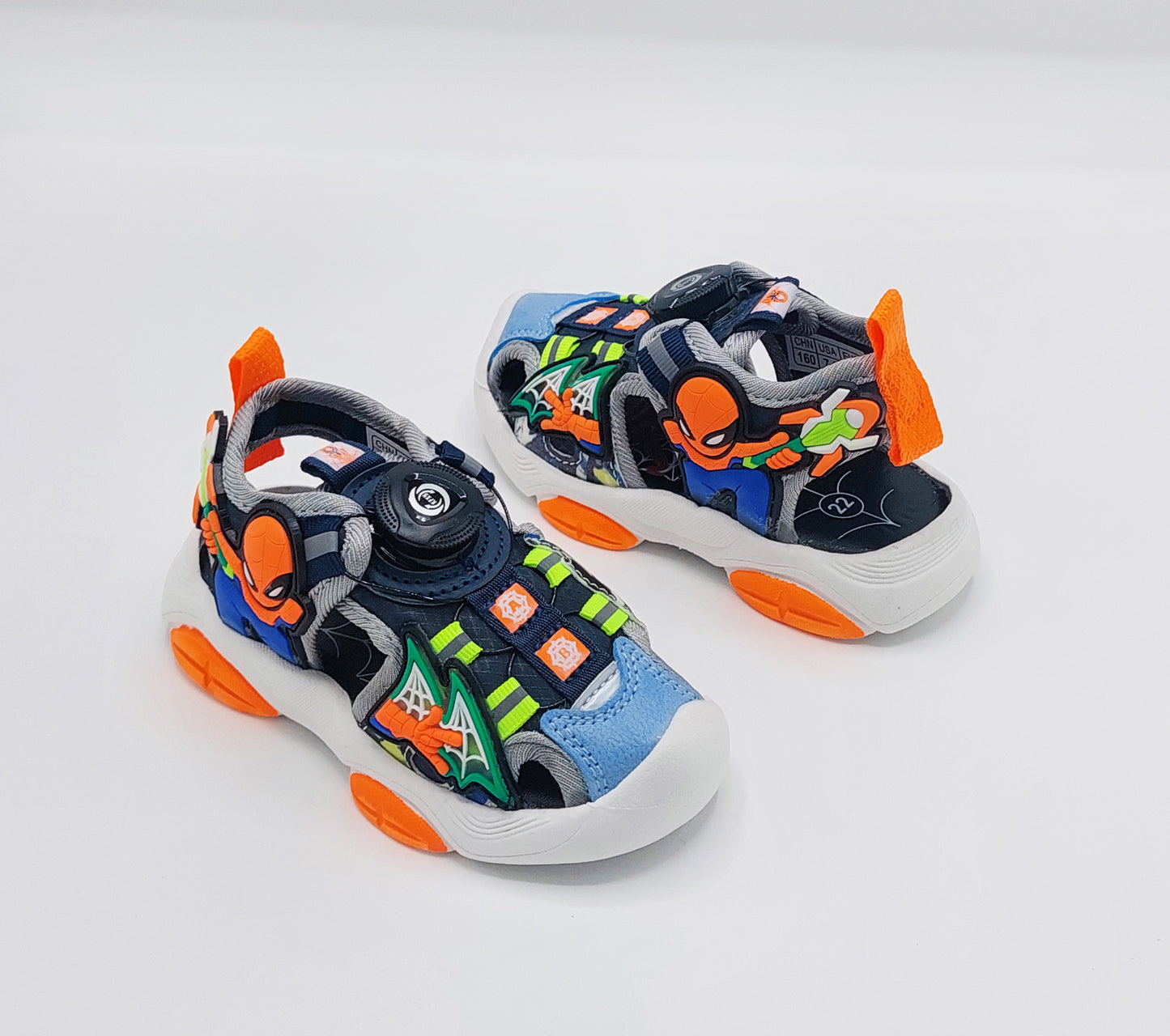 Autolace Spiderman Theme Sandals for Kids - Y112