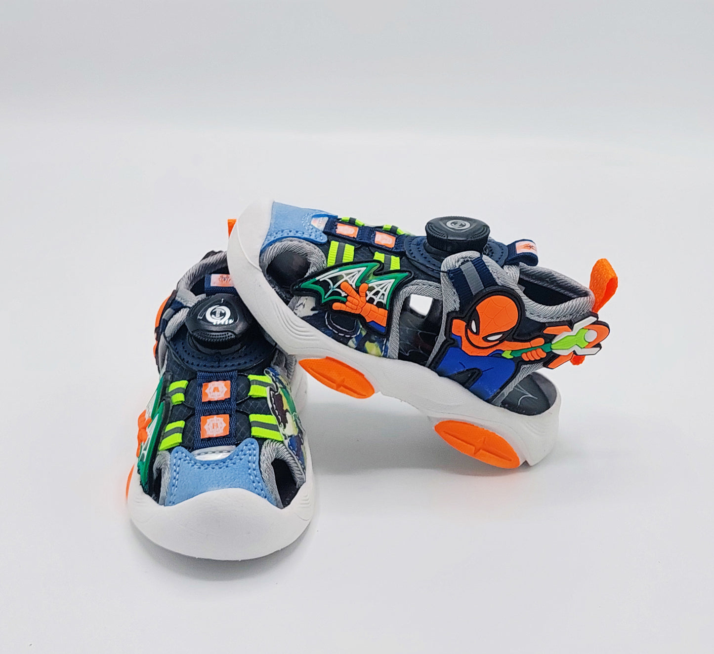 Autolace Spiderman Theme Sandals for Kids - Y112