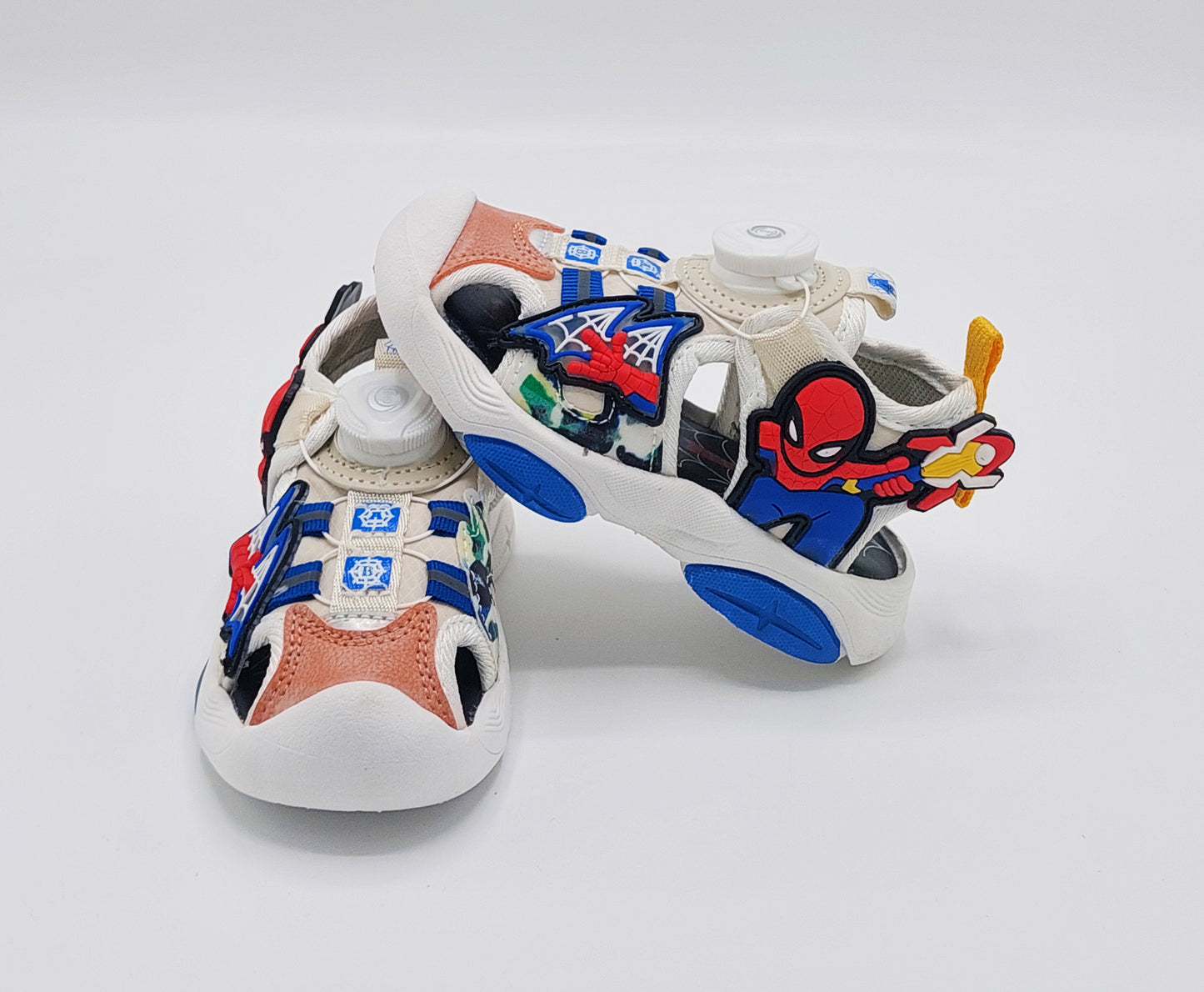 Autolace Spiderman Theme Sandals for Kids - Y112