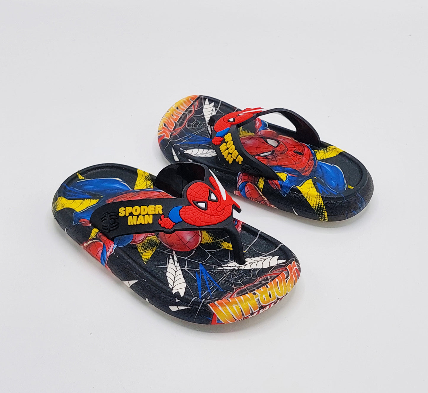 Soft Sole Spiderman Theme Flipflop slippers for Kids - 222083