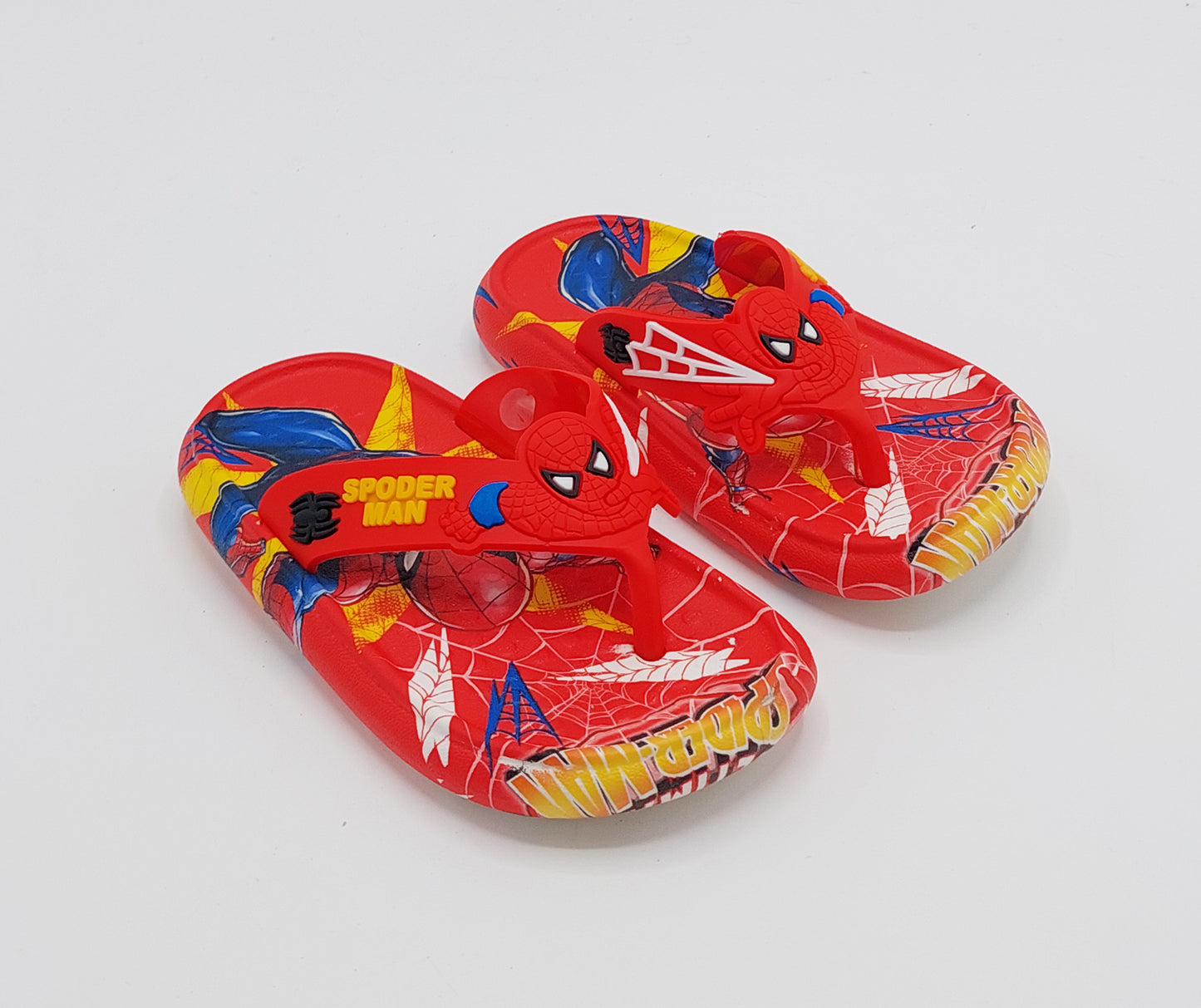 Soft Sole Spiderman Theme Flipflop slippers for Kids - 222083
