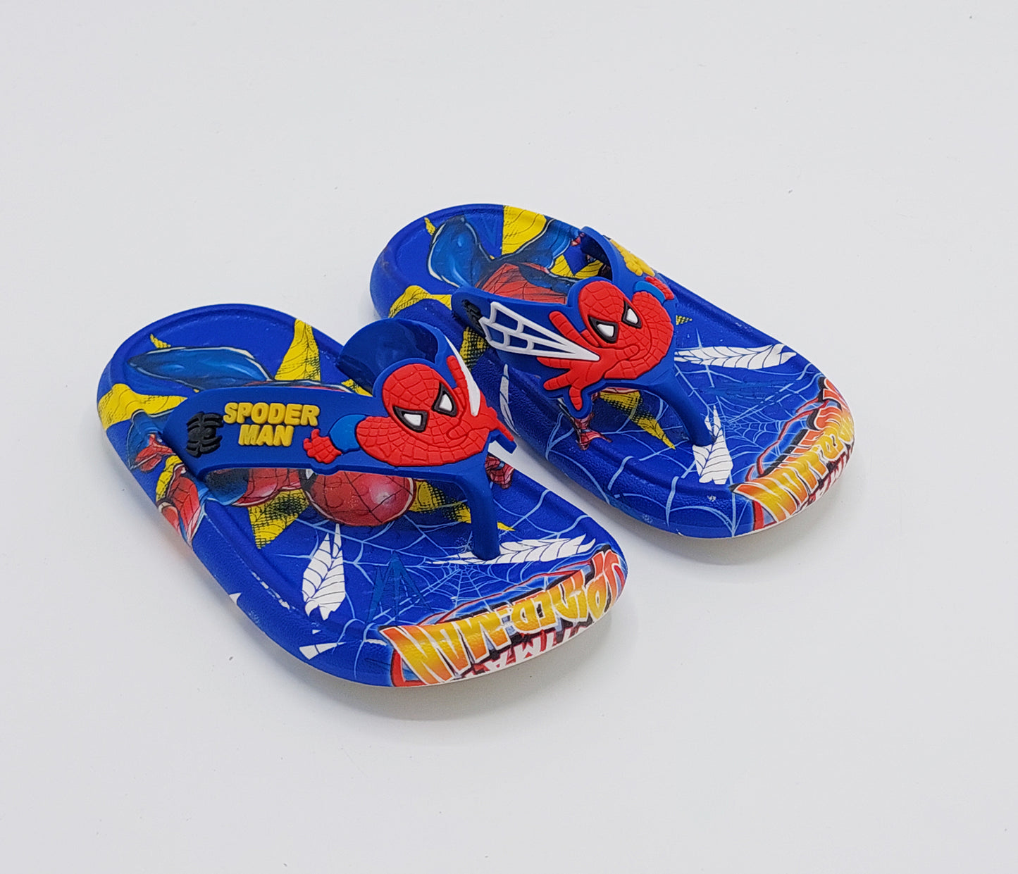 Soft Sole Spiderman Theme Flipflop slippers for Kids - 222083