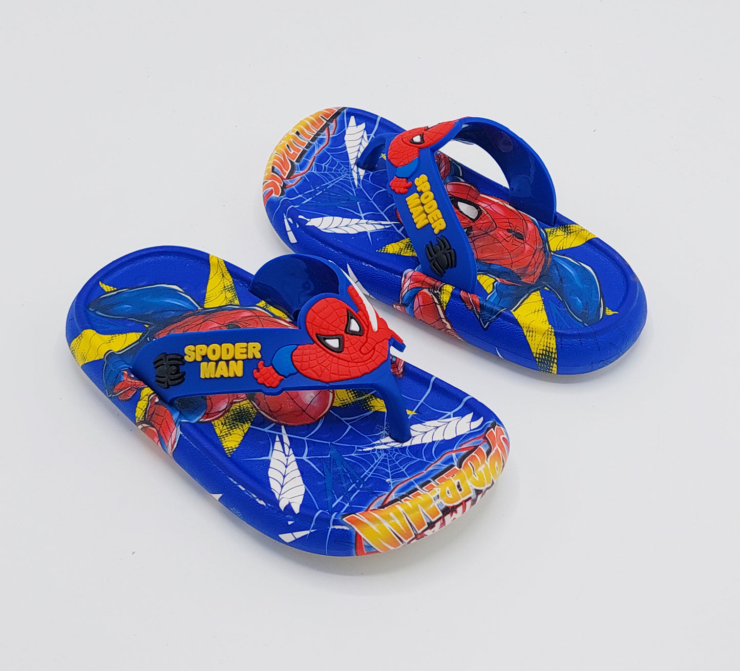 Soft Sole Spiderman Theme Flipflop slippers for Kids - 222083