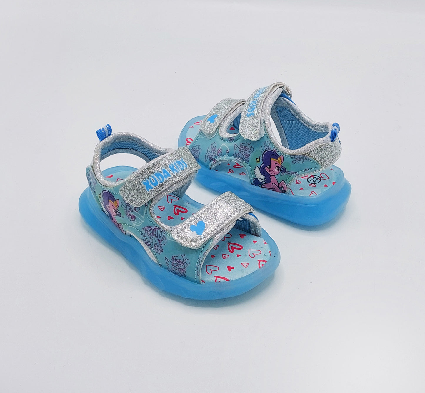 Lights in Sole Printed Design Sandals for Kids Girls - D20