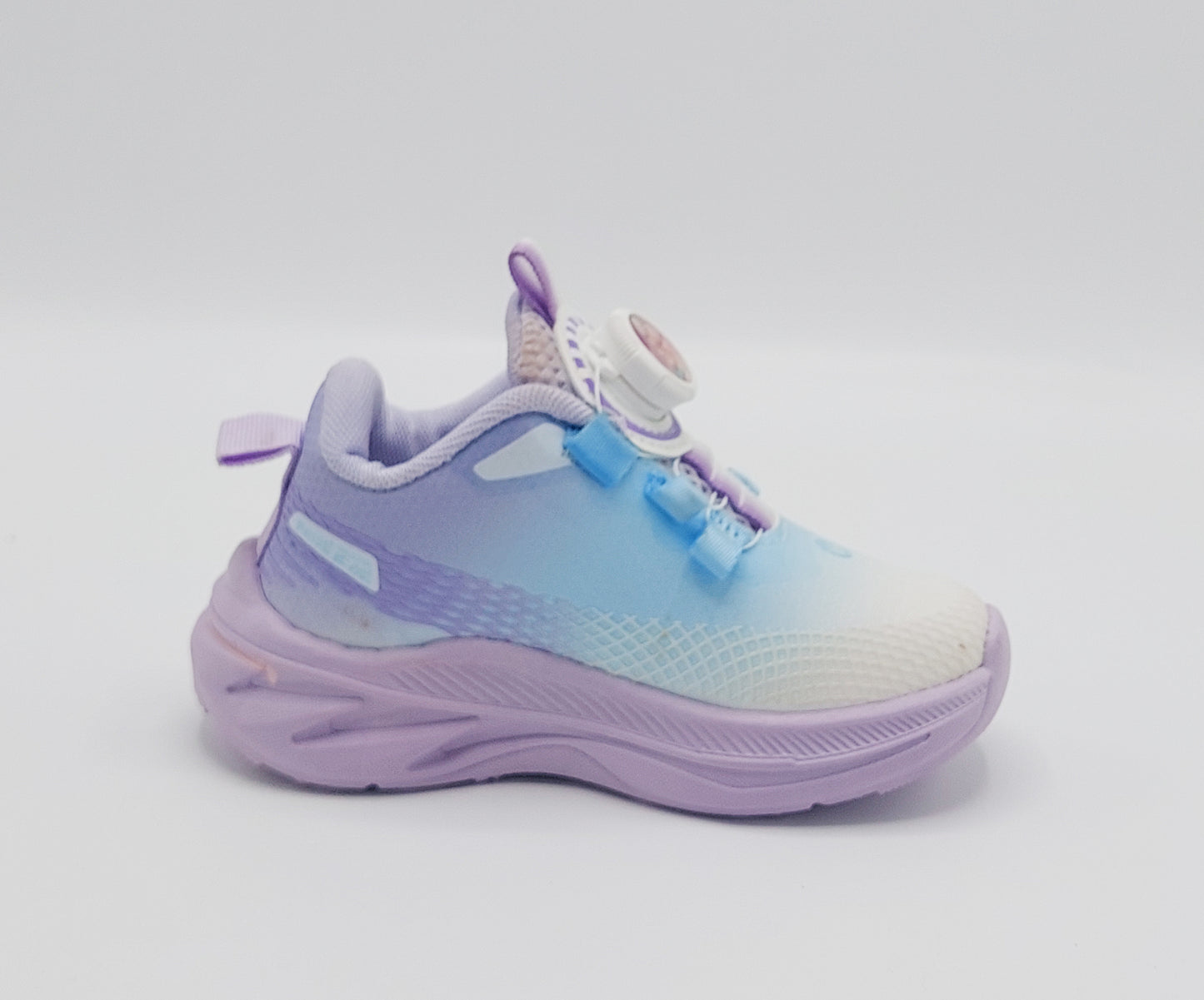 Kids Girls Light-Weight Trendy Look Sneakers with Autolace - 2027