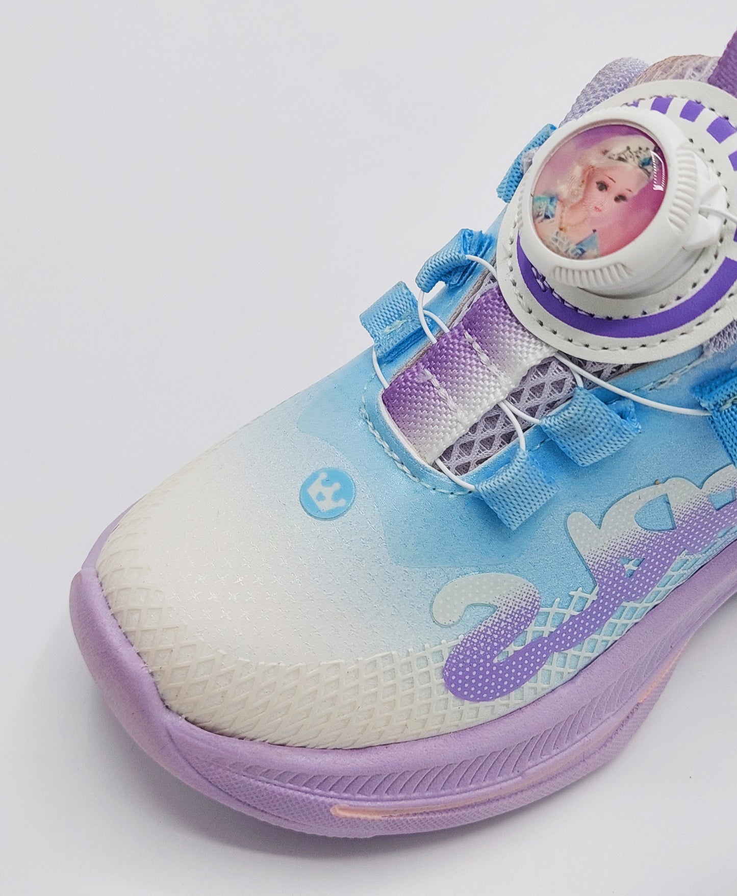 Kids Girls Light-Weight Trendy Look Sneakers with Autolace - 2027
