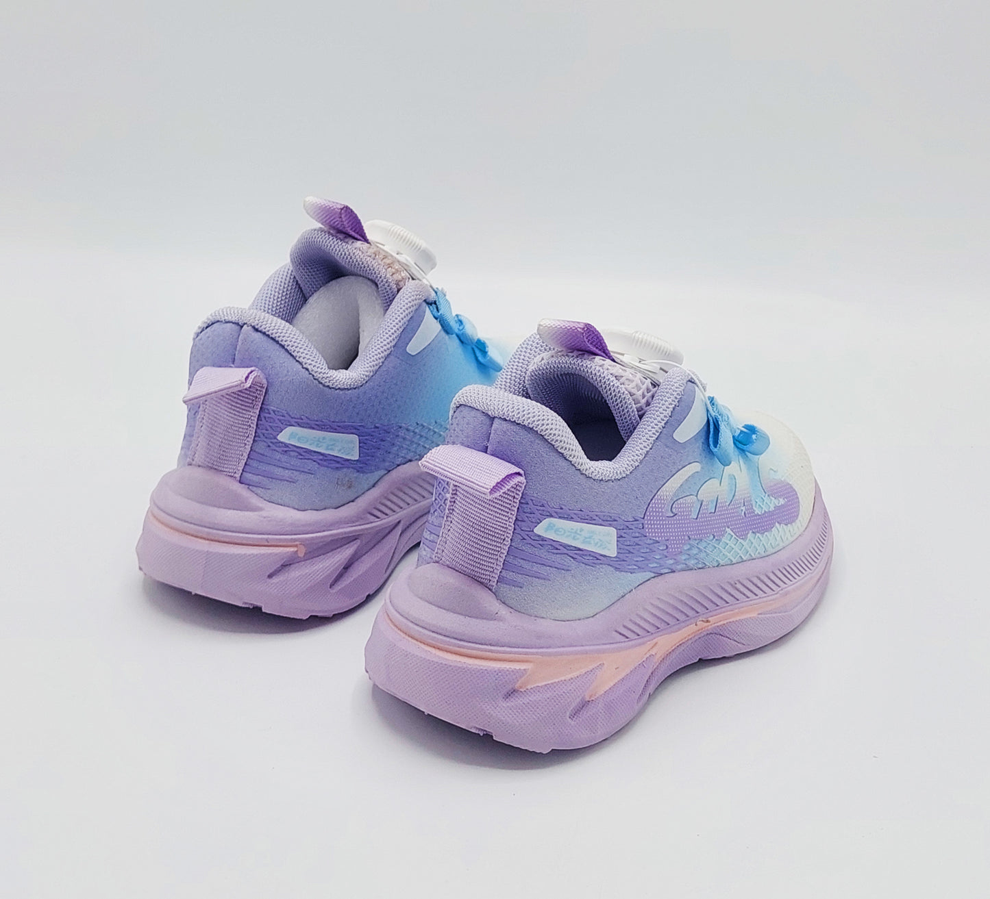 Kids Girls Light-Weight Trendy Look Sneakers with Autolace - 2027