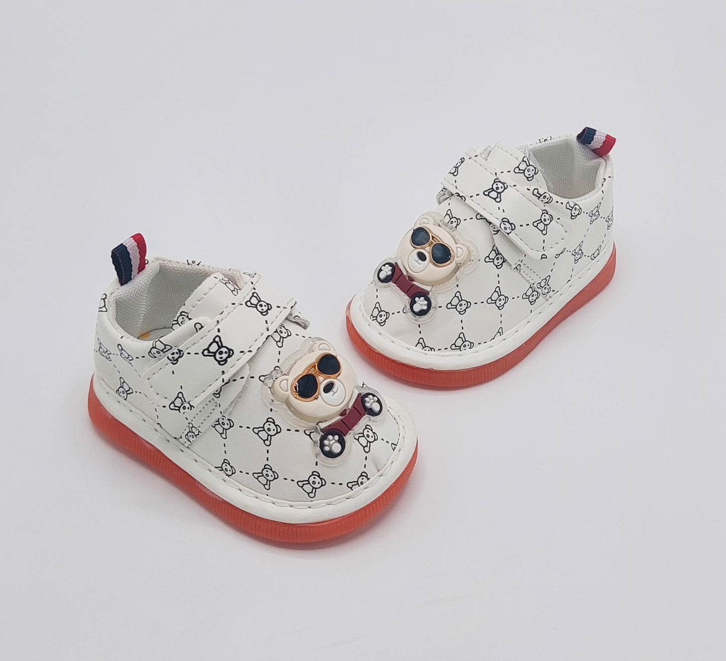 Voice in Sole Infant's Cute Design Bear Printed Soft Shoes - K108