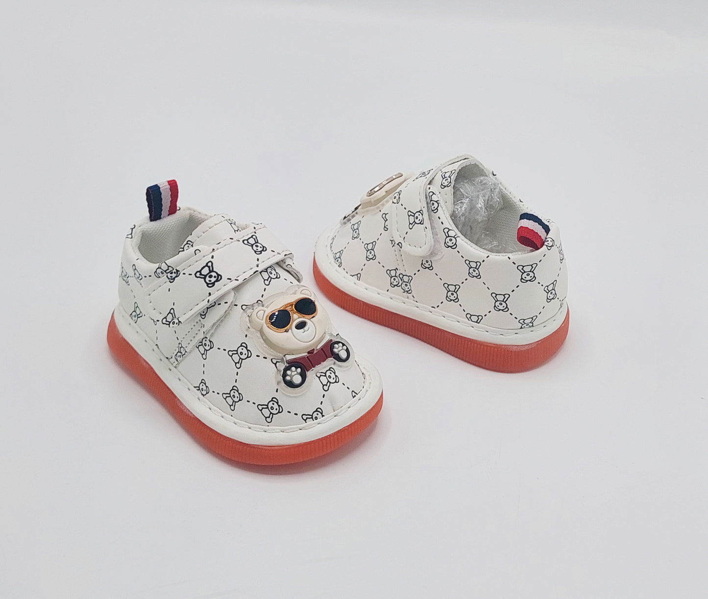 Voice in Sole Infant's Cute Design Bear Printed Soft Shoes - K108