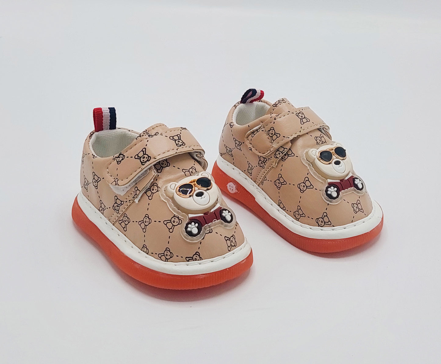 Voice in Sole Infant's Cute Design Bear Printed Soft Shoes - K108