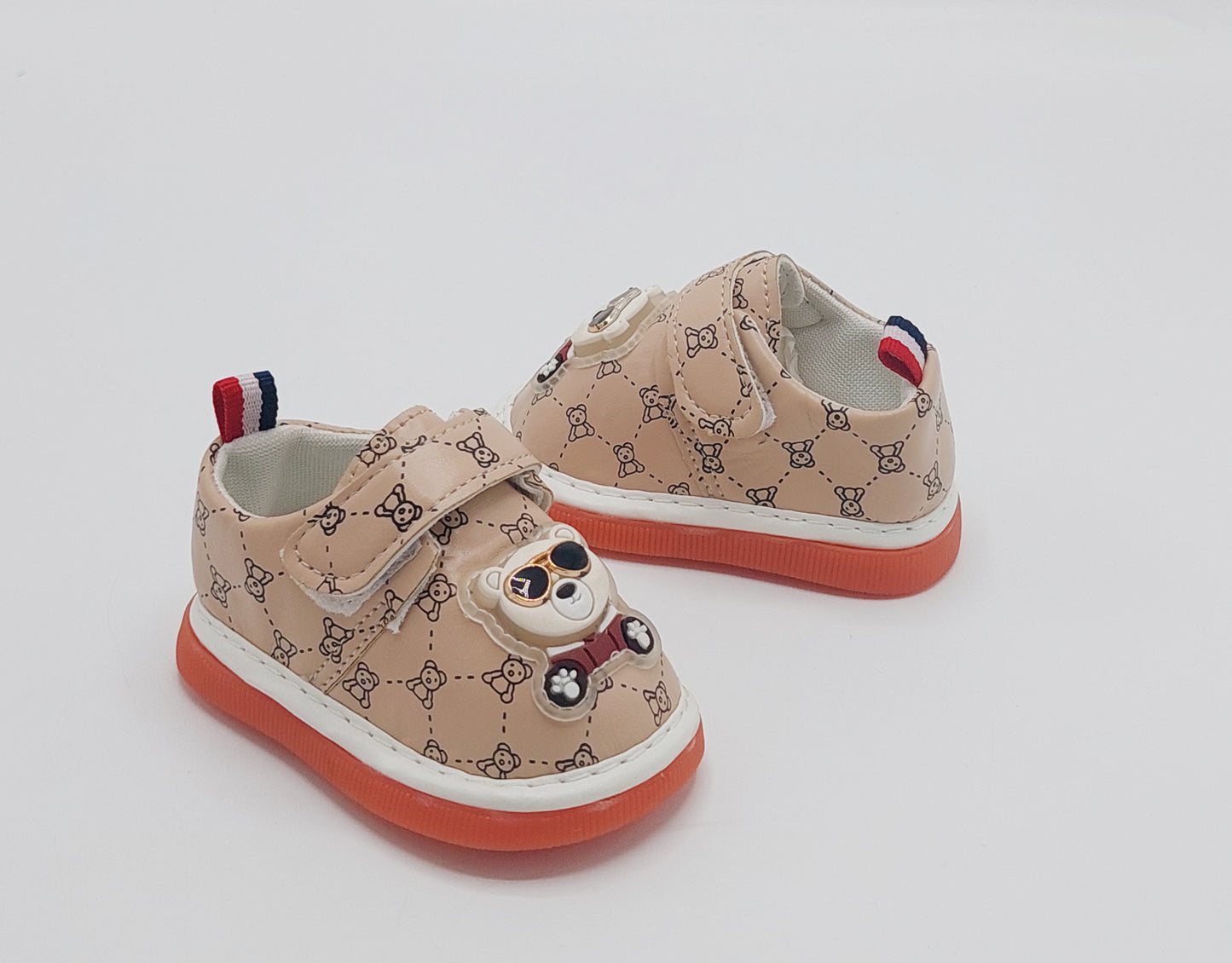 Voice in Sole Infant's Cute Design Bear Printed Soft Shoes - K108
