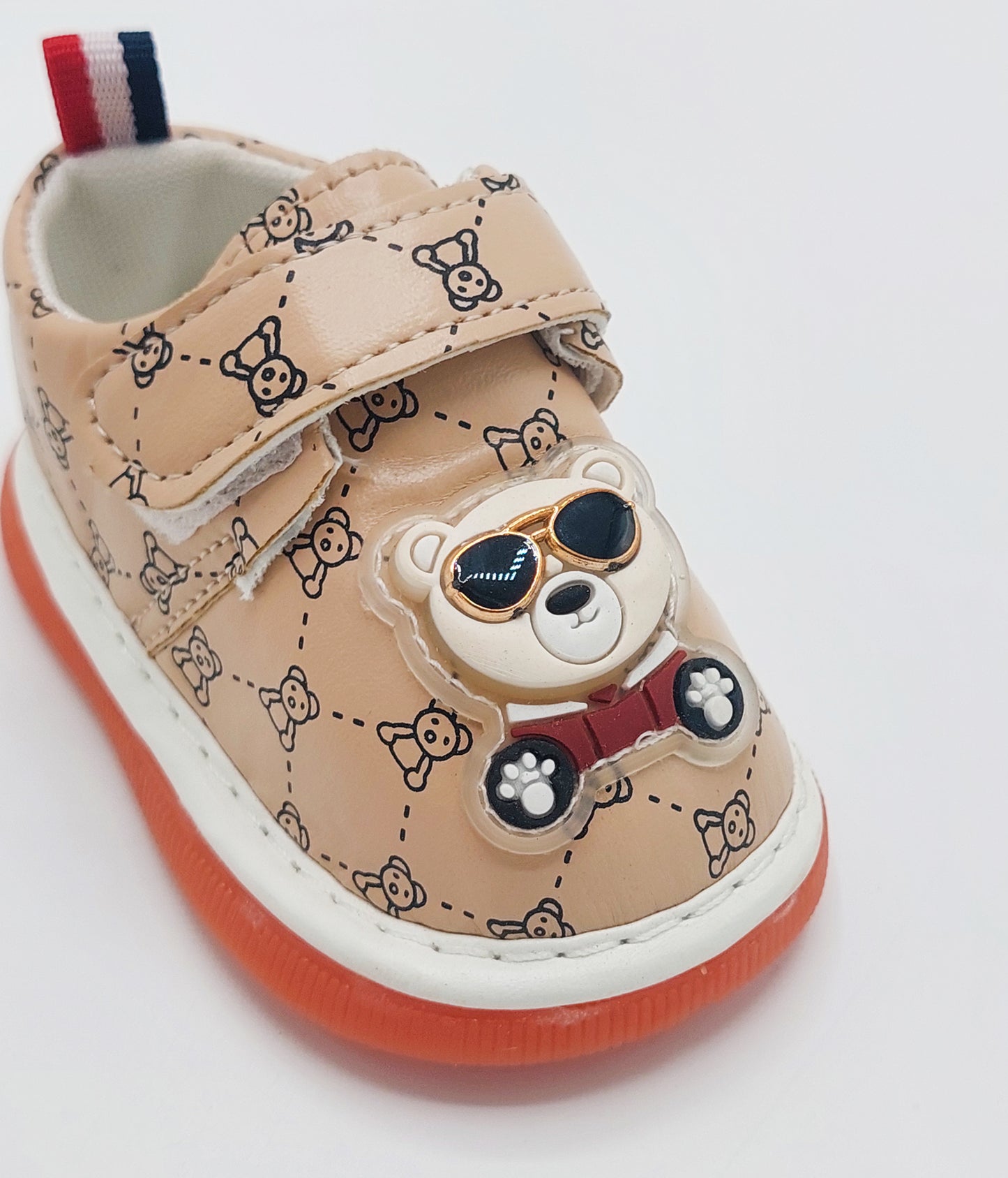 Voice in Sole Infant's Cute Design Bear Printed Soft Shoes - K108