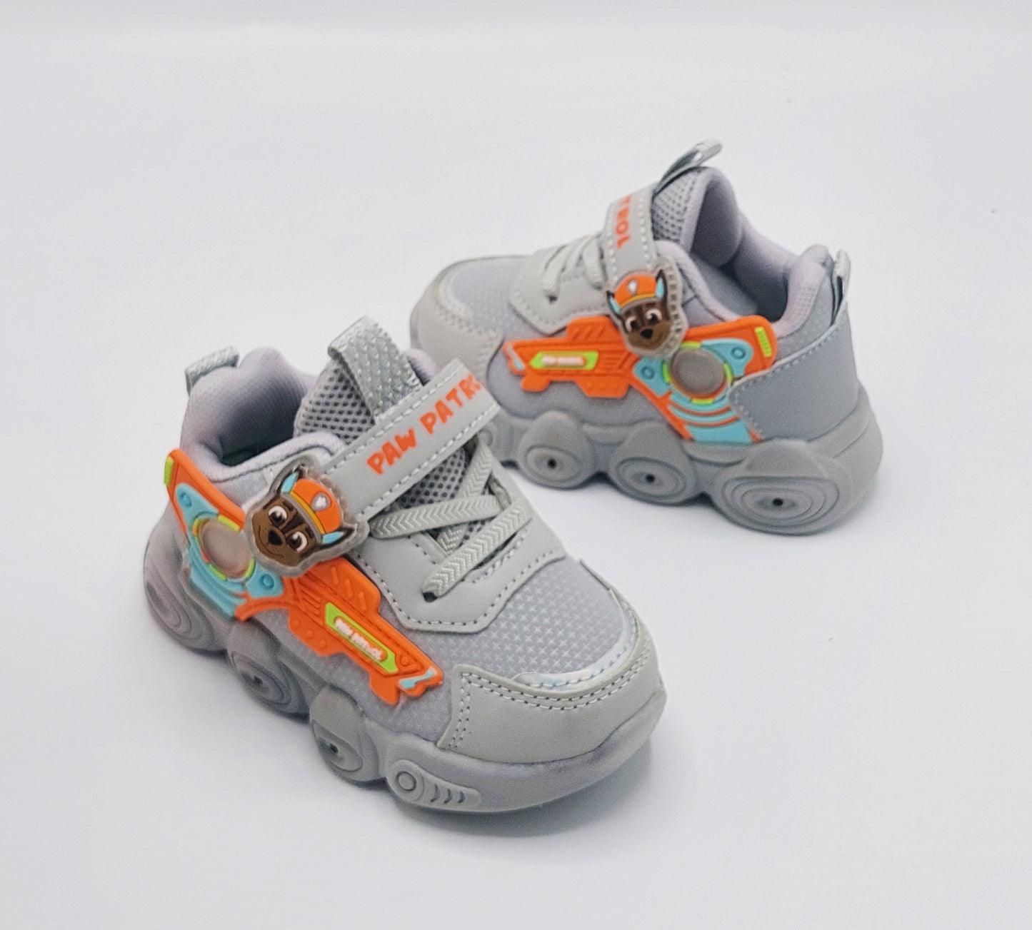 Paw-Patrol Themed Lights in Sole Soft Sole Joggers for Kids - SB100
