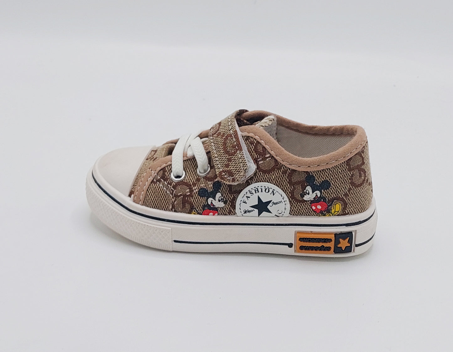 Soft Inner Sole Mickey Design Classic Sneakers for Kids - D8