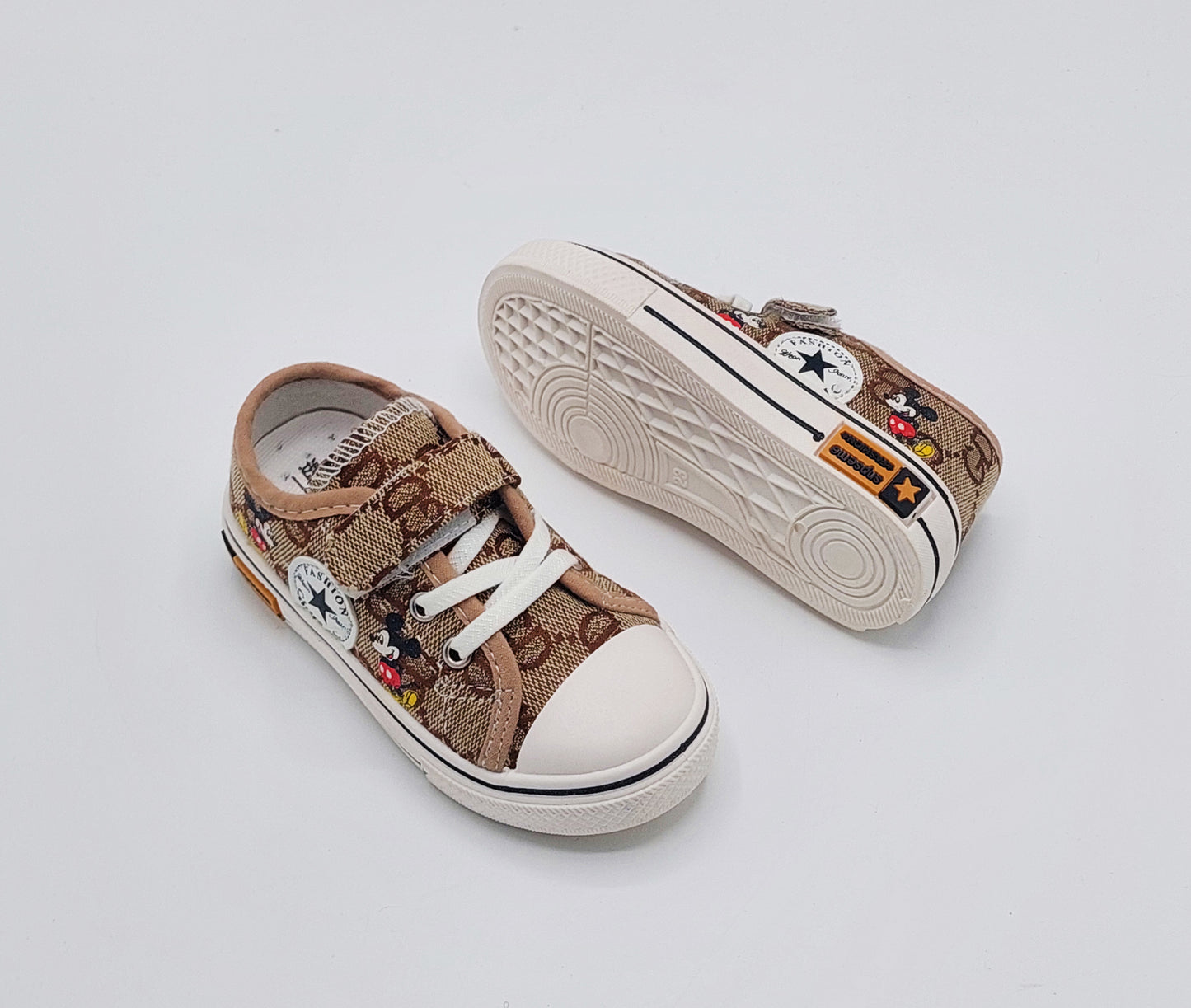 Soft Inner Sole Mickey Design Classic Sneakers for Kids - D8