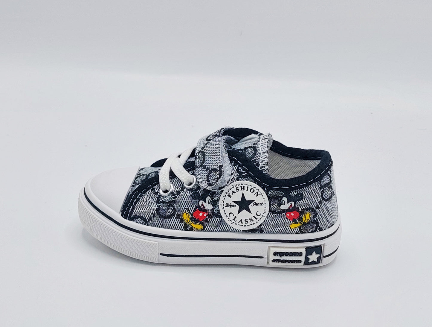Soft Inner Sole Mickey Design Classic Sneakers for Kids - D8
