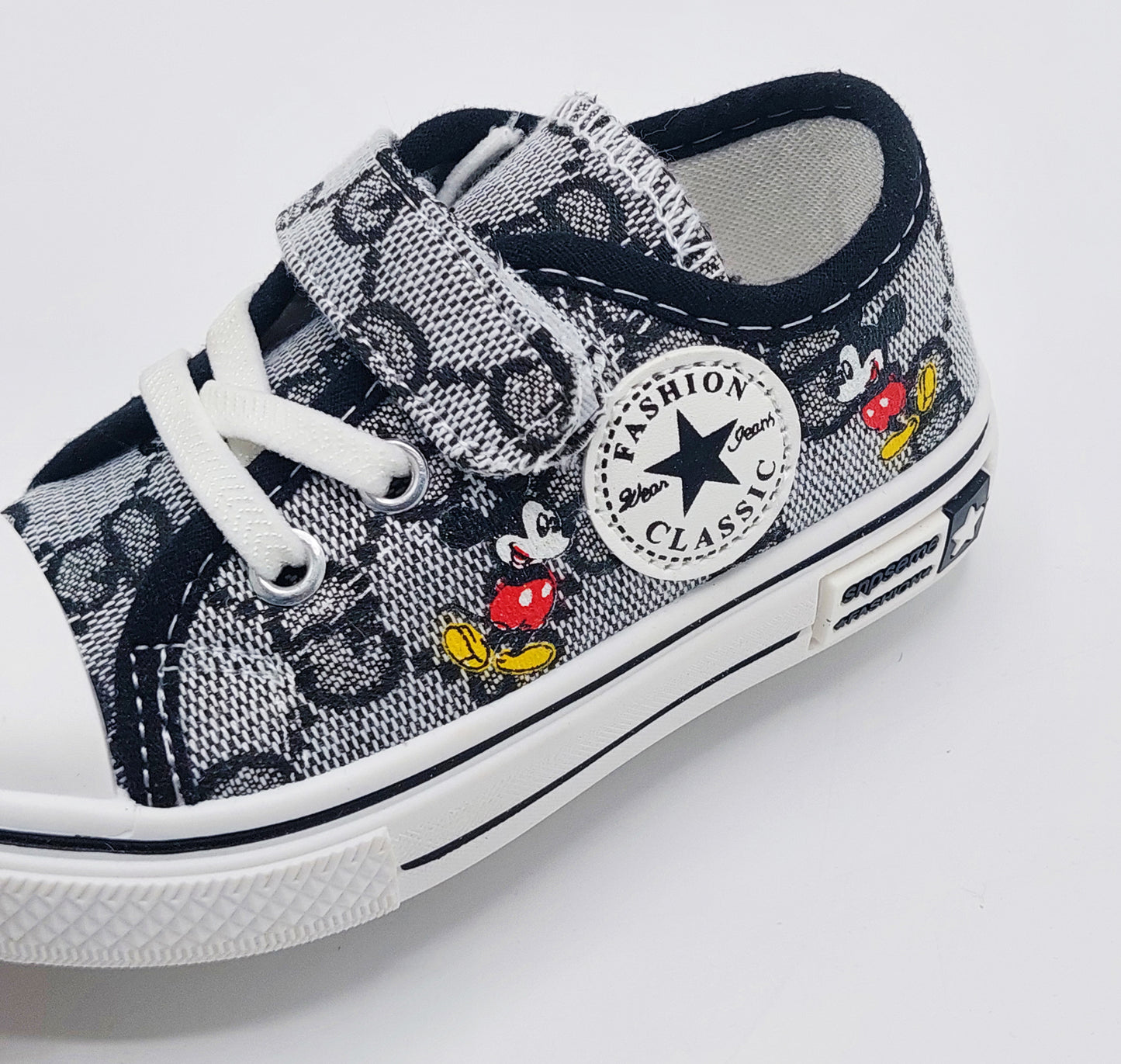 Soft Inner Sole Mickey Design Classic Sneakers for Kids - D8