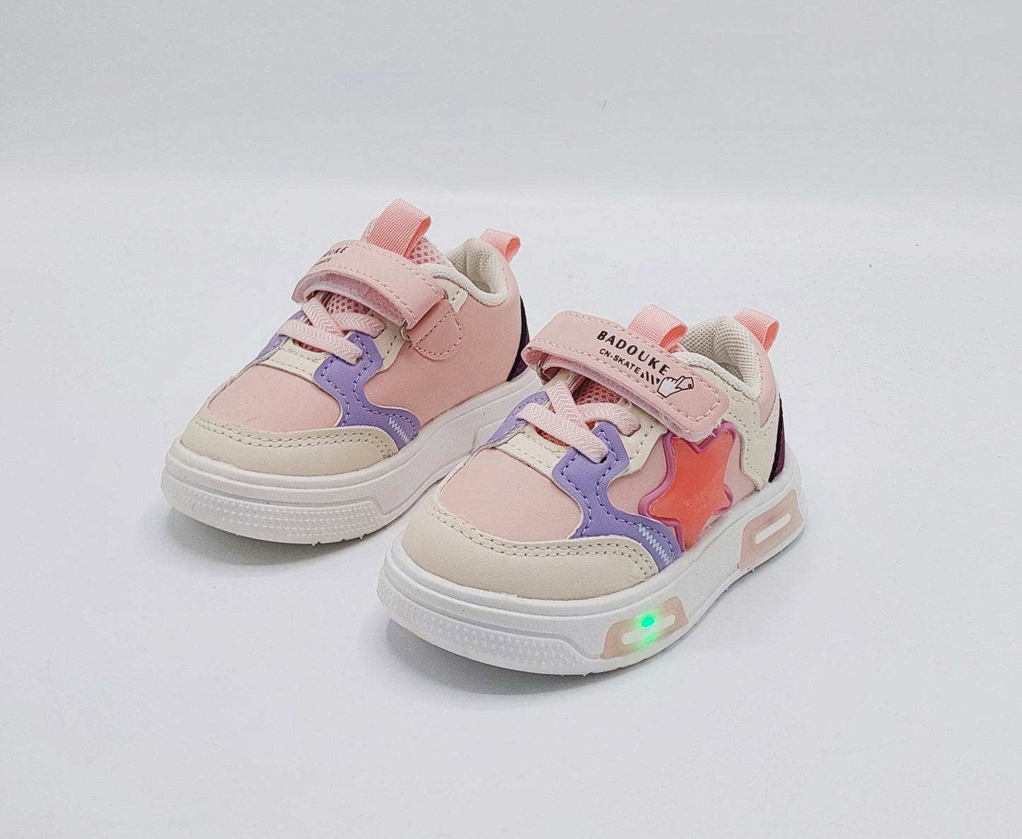 Lights in Sole Soft Sole Trendy Look Sneakers for Kids - NF1