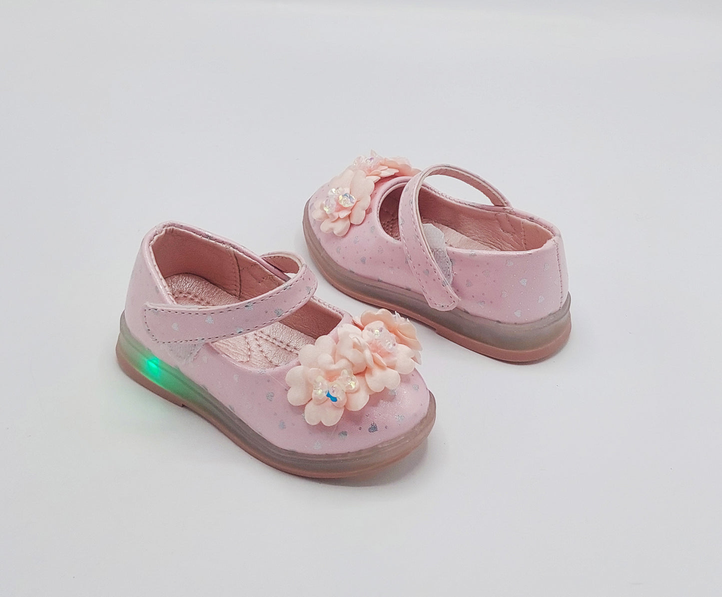 Lights in Sole Beautiful Design Pumps for Kids Girls - SF01