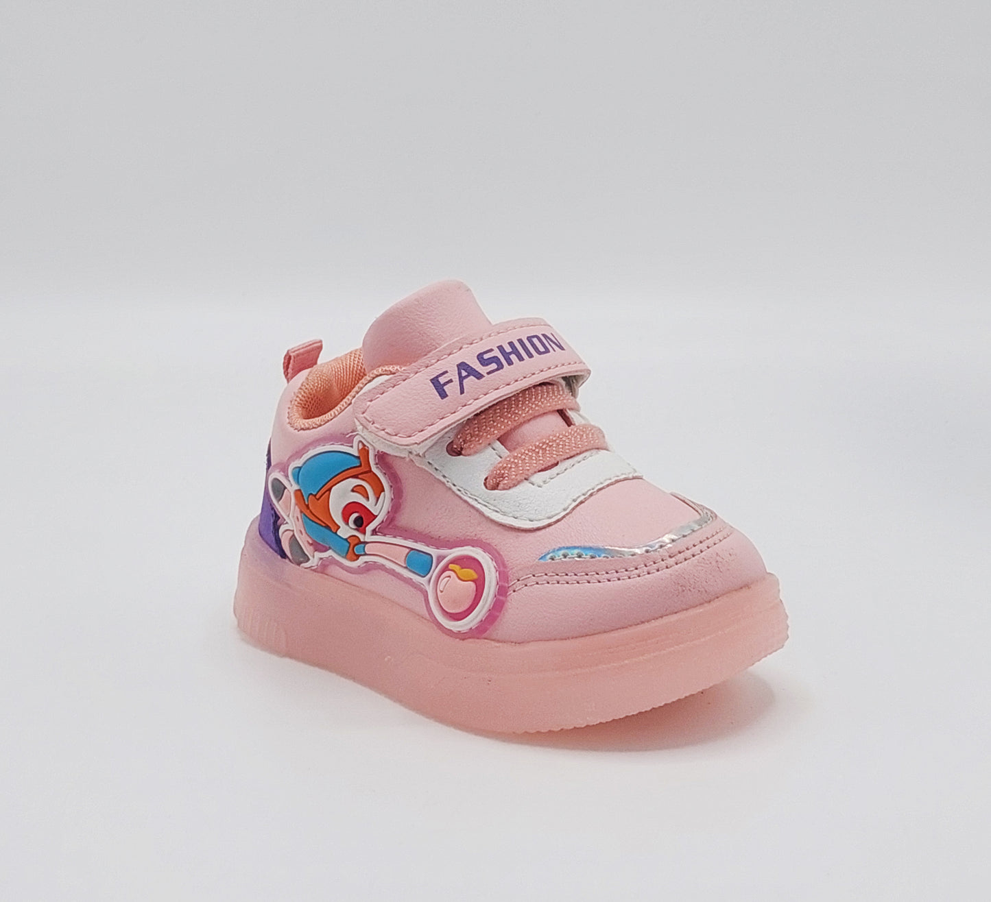 Lights in Sole Cute Design Soft Sole Sneakers for Kids - F38