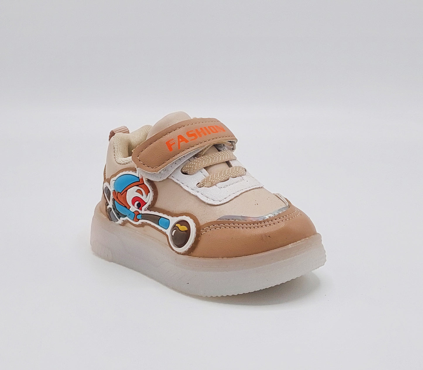 Lights in Sole Cute Design Soft Sole Sneakers for Kids - F38