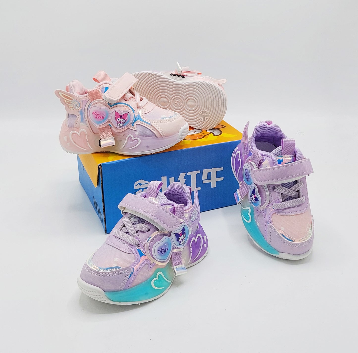 Premium Quality Soft Sole Doll Design Sneakers for Kids girls - UM05