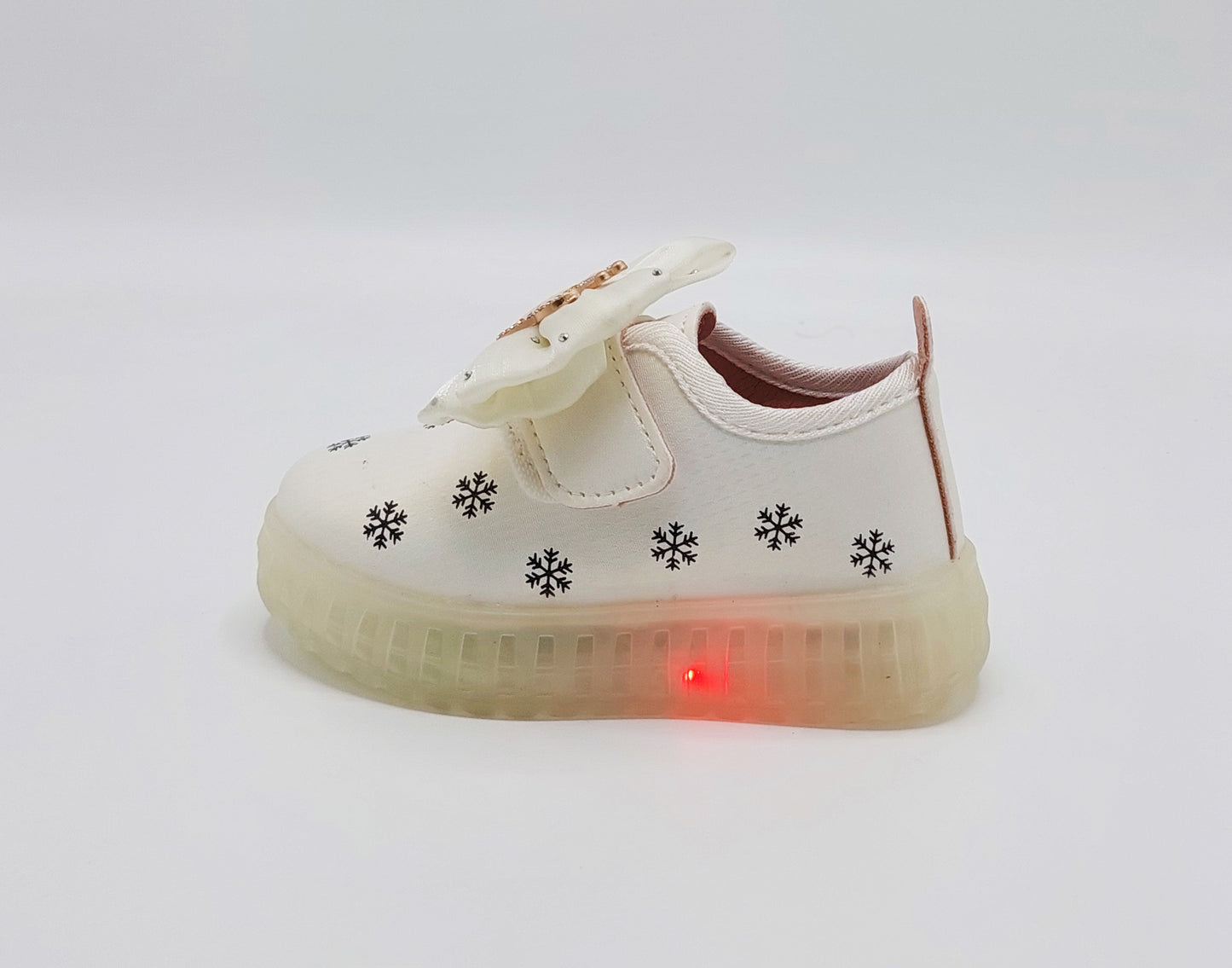 Lights in Sole Beautiful Printed Design Sneakers Shoes for Kids Girls - ABB207