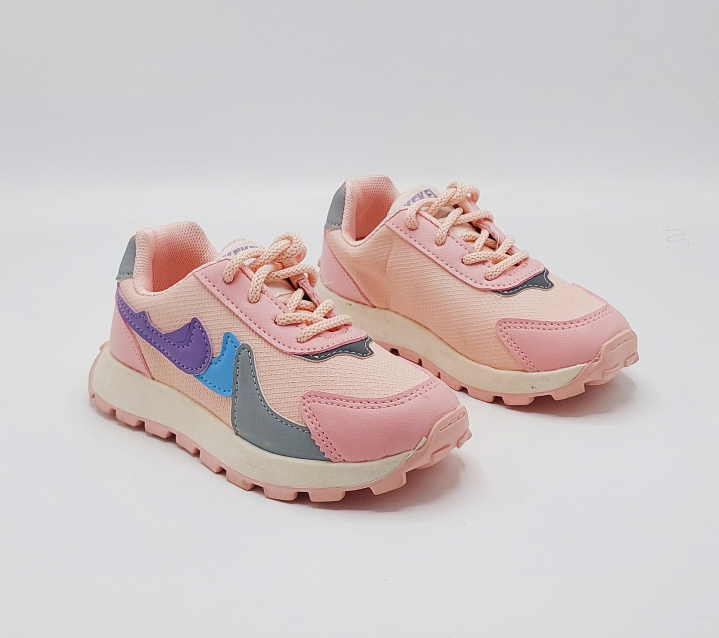 Soft Sole Stylish Sneakers for Kids - ABC47 (Pink)