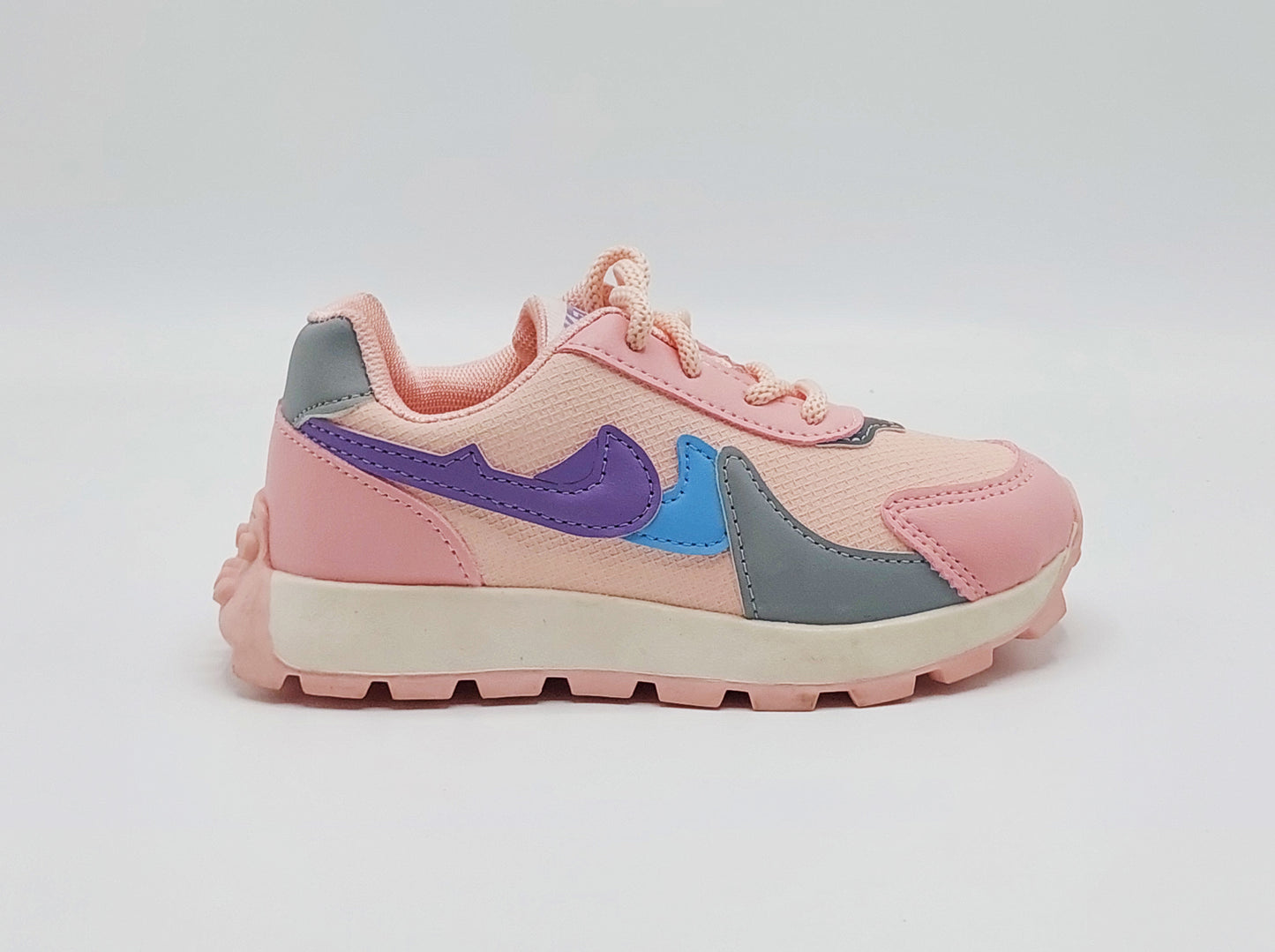 Soft Sole Stylish Sneakers for Kids - ABC47 (Pink)