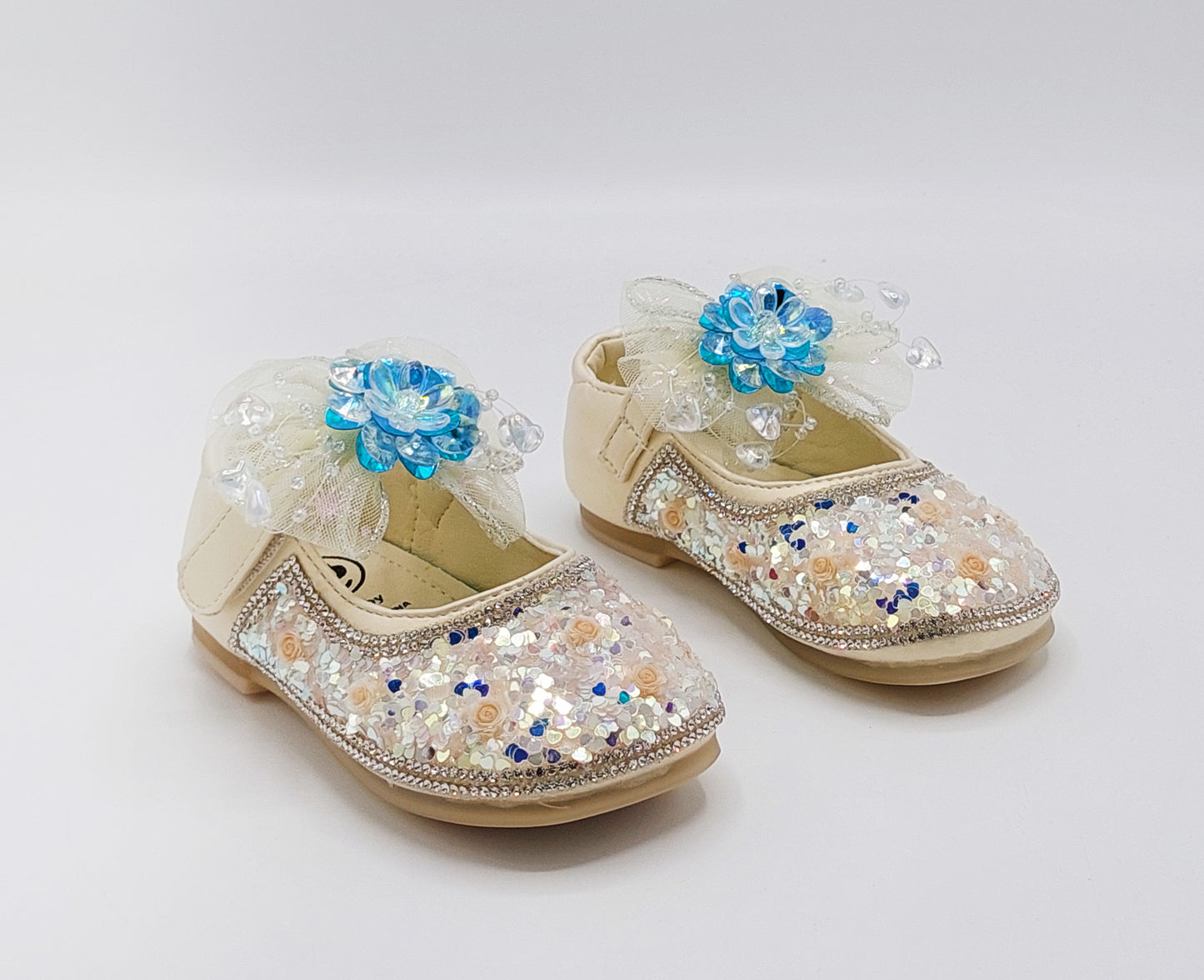 Beautiful Design Fancy Wedding Pumps for Kids Girls