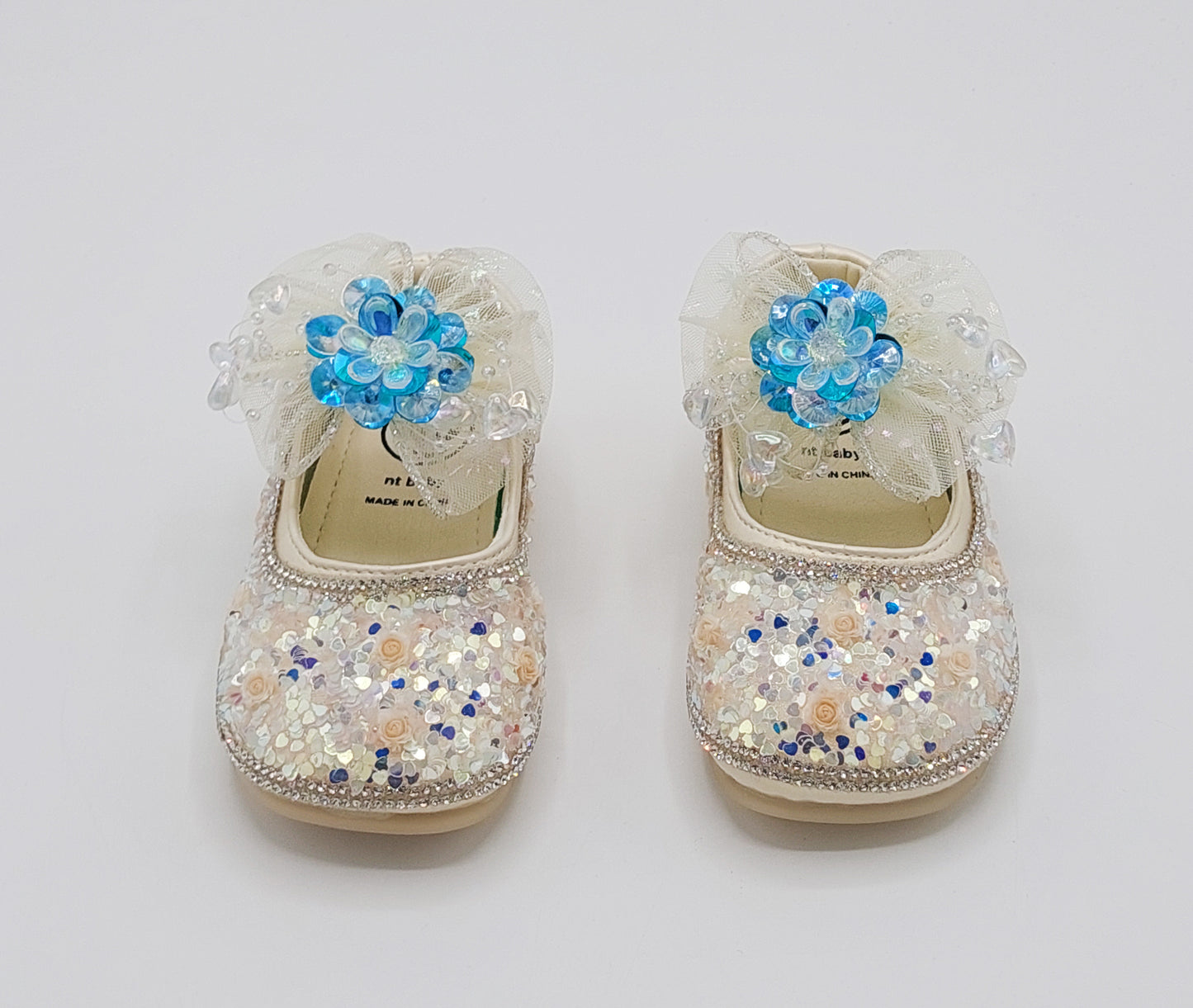 Beautiful Design Fancy Wedding Pumps for Kids Girls