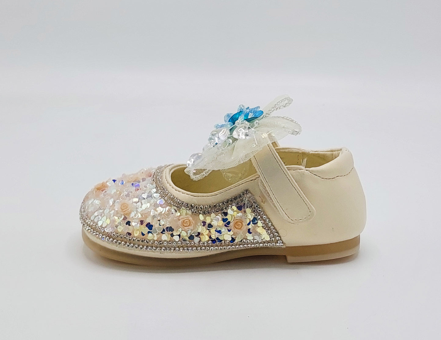 Beautiful Design Fancy Wedding Pumps for Kids Girls