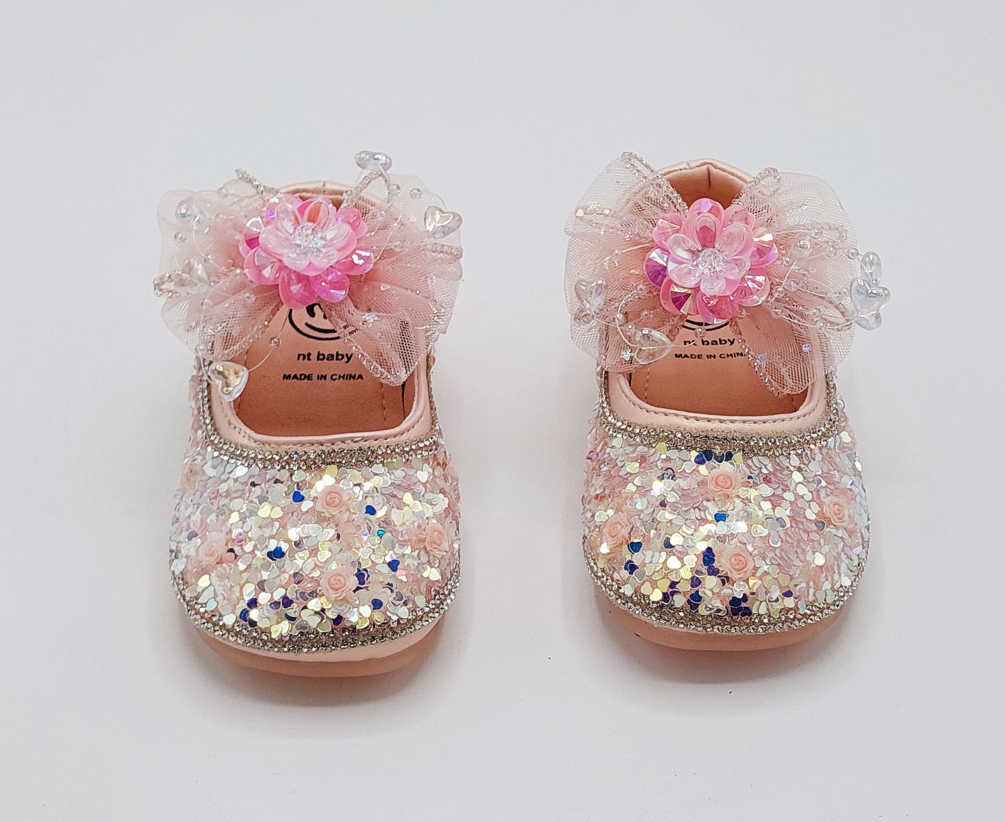Beautiful Design Fancy Wedding Pumps for Kids Girls
