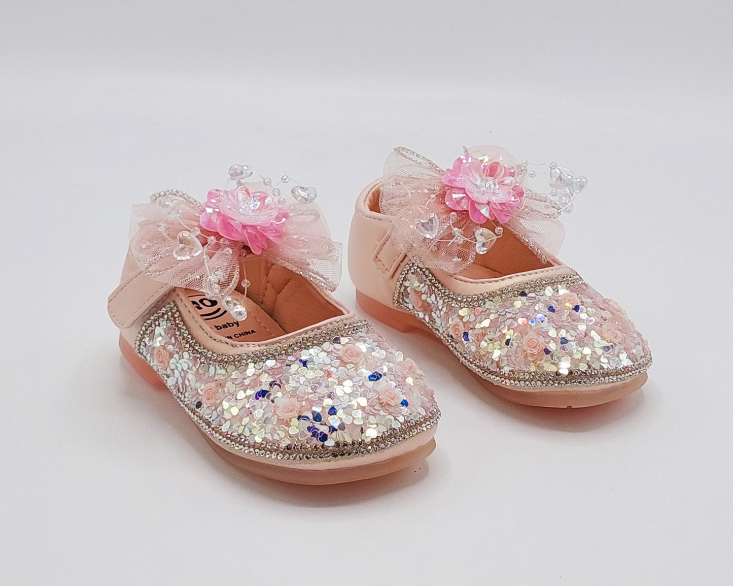 Beautiful Design Fancy Wedding Pumps for Kids Girls