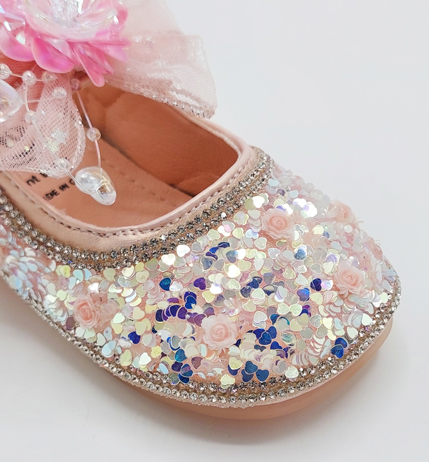 Beautiful Design Fancy Wedding Pumps for Kids Girls
