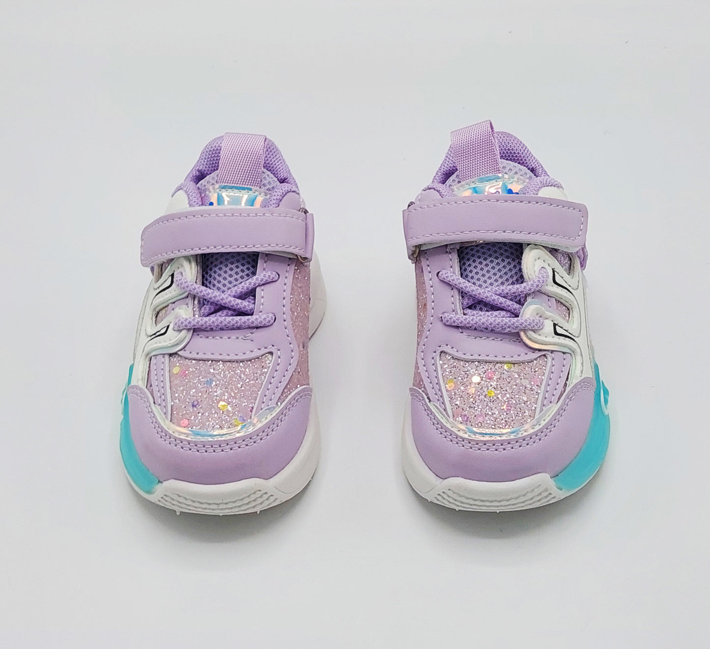 Premium Quality Soft Sole Glittered Design Sneakers for Kids girls - UM03