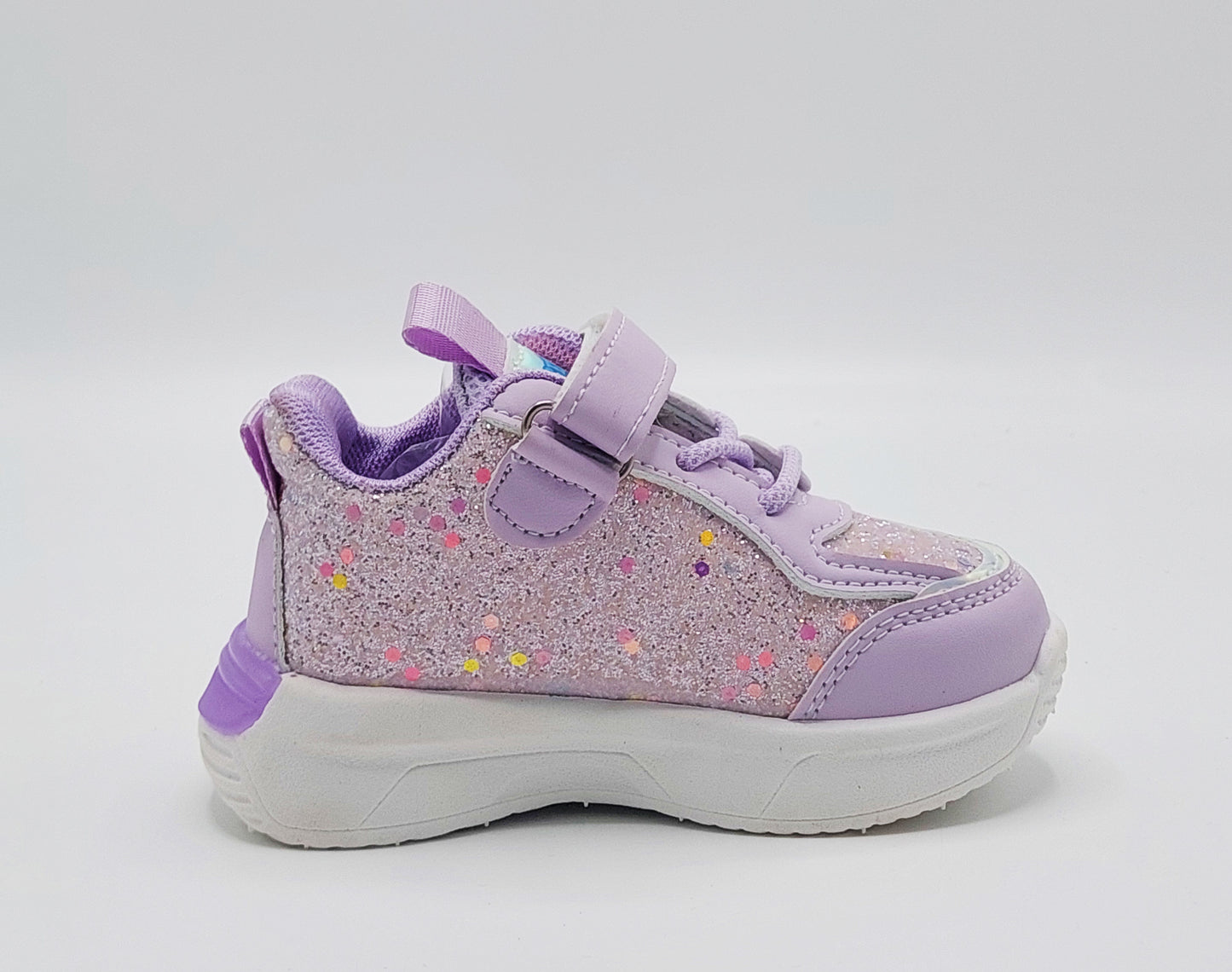 Premium Quality Soft Sole Glittered Design Sneakers for Kids girls - UM03