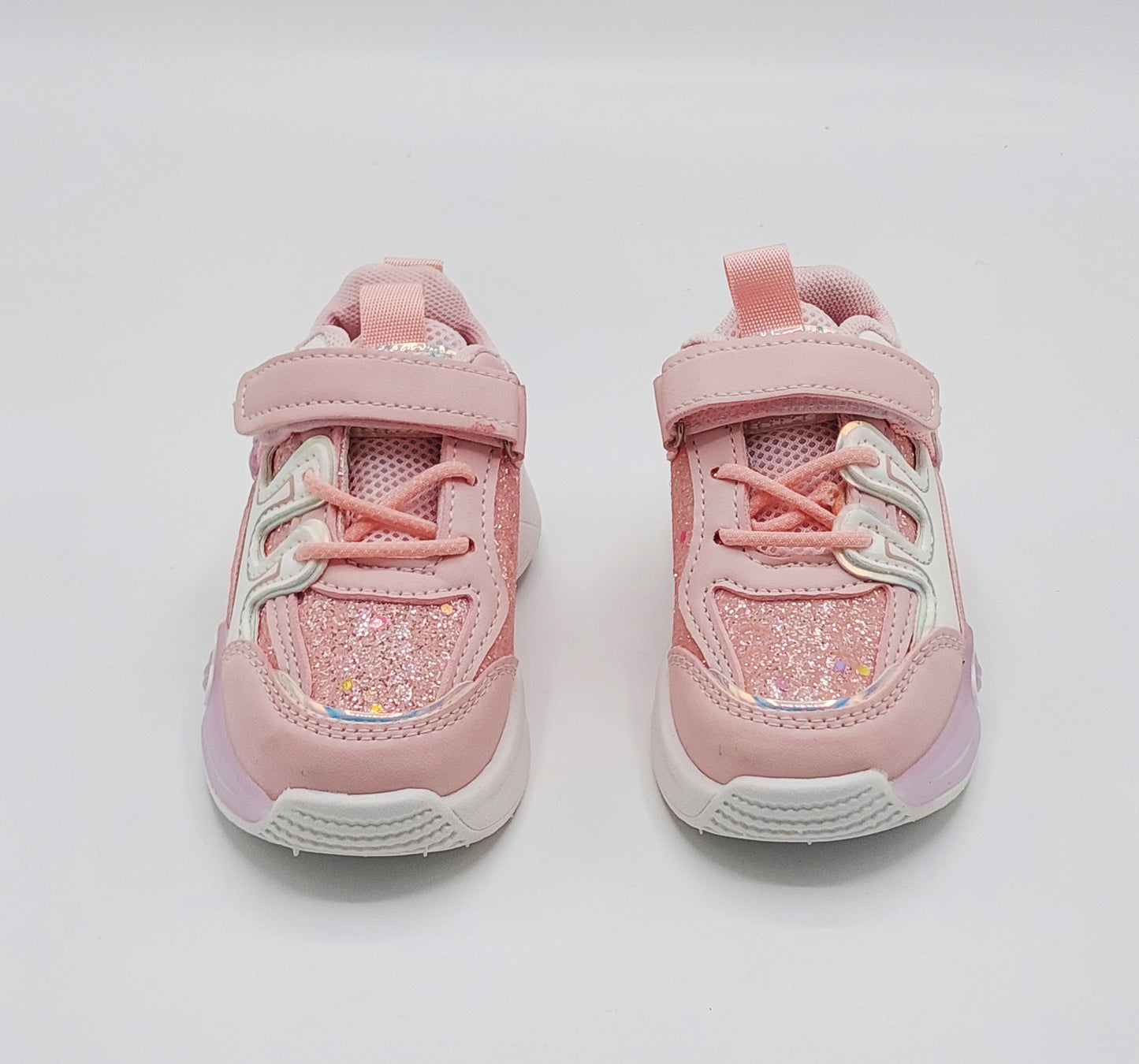 Premium Quality Soft Sole Glittered Design Sneakers for Kids girls - UM03