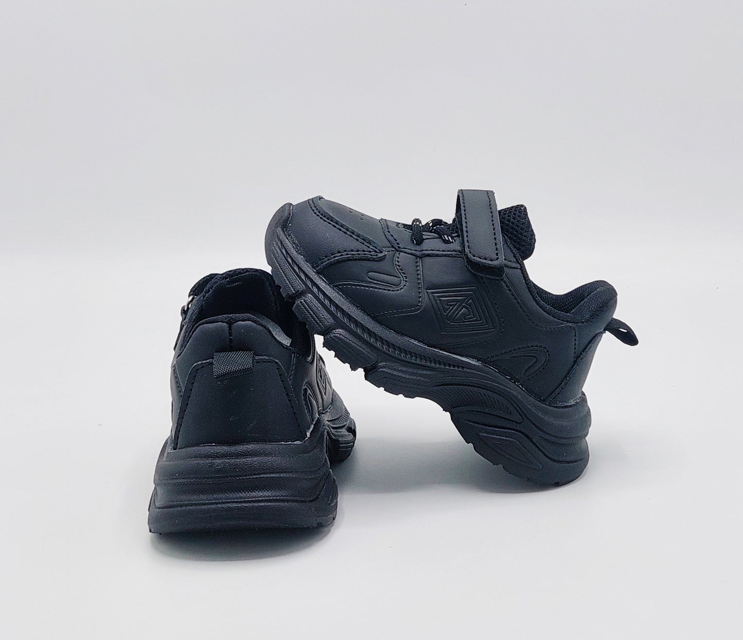 Premium Quality Soft Sole Black & White Sneakers for Kids - A28