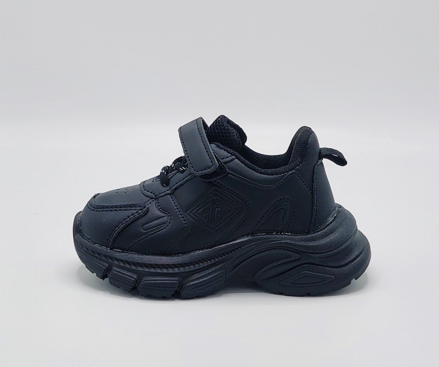 Premium Quality Soft Sole Black & White Sneakers for Kids - A28